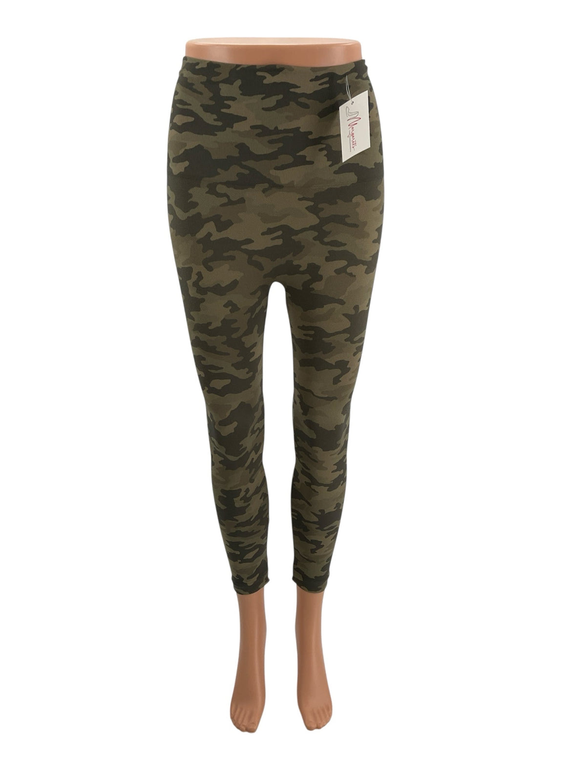 Spanx Olive Camo Pre-Owned Ladies Pants - Size Medium
