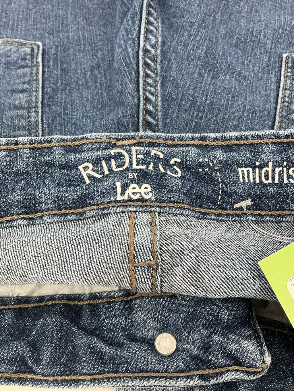 Ryders By Lee Blue Denim Pre-Owned Ladies Shorts - Size 16