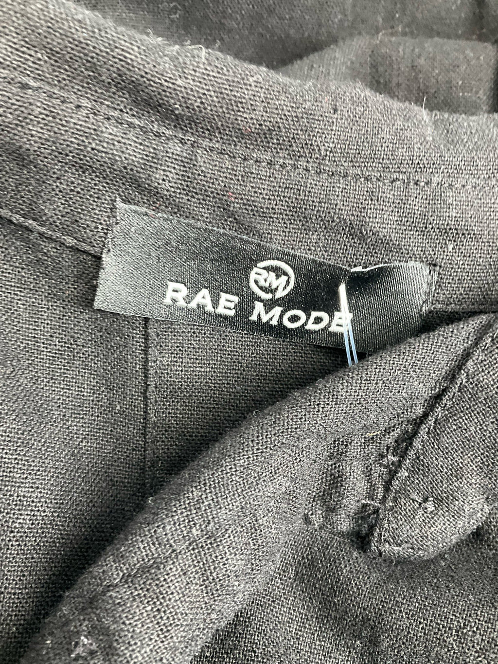 Rae Mode Black Solid Pre-Owned Ladies Short Sleeve Top - Size 3X