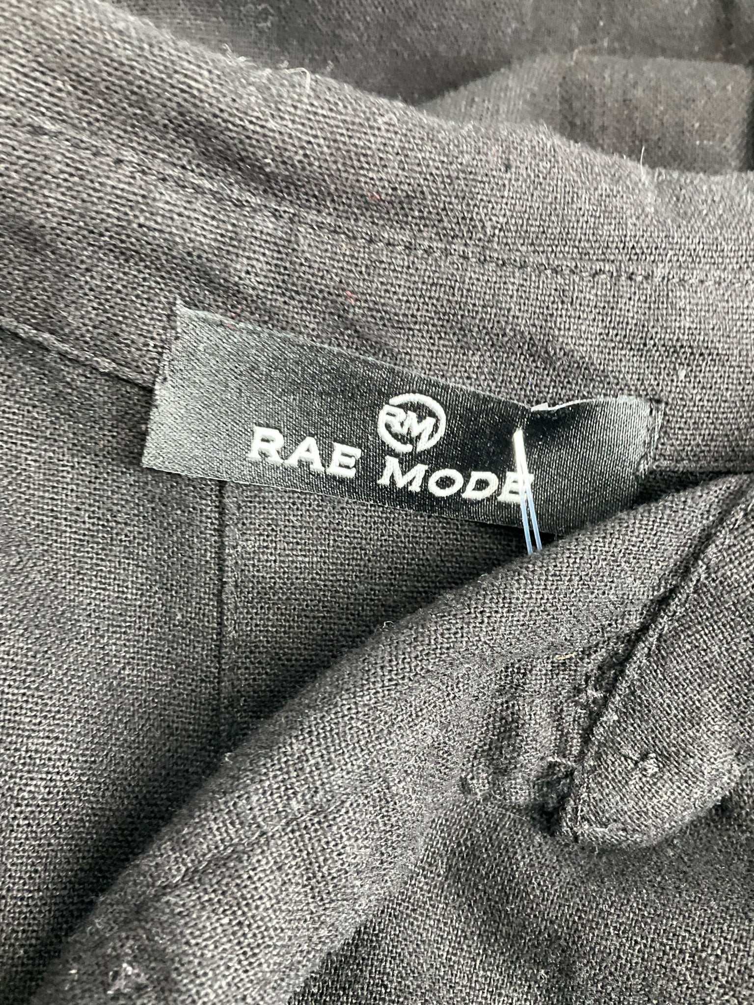 Rae Mode Black Solid Pre-Owned Ladies Short Sleeve Top - Size 3X