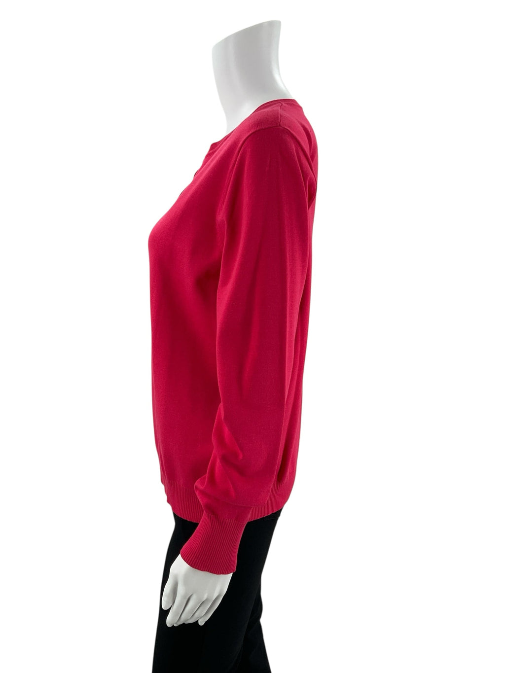 August Silk Pink Solid Pre-Owned Ladies Top -  Size Large