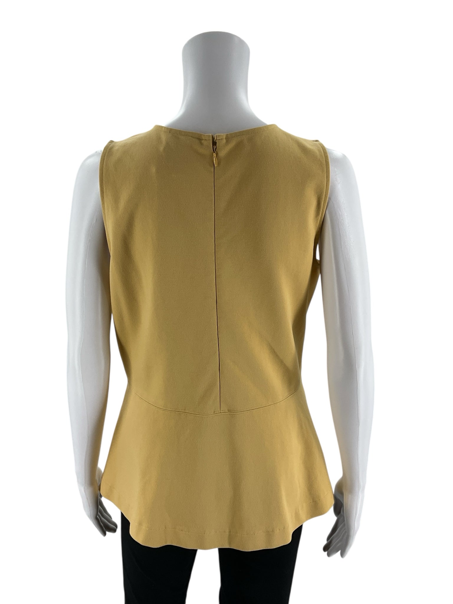 Ann Taylor Mustard Buttons Pre-Owned Ladies Top - Size Medium