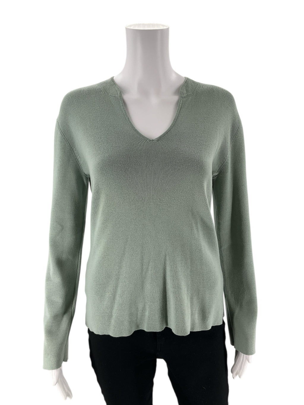 J Jill - sage Solid Pre-Owned Ladies Casual Top - Size S