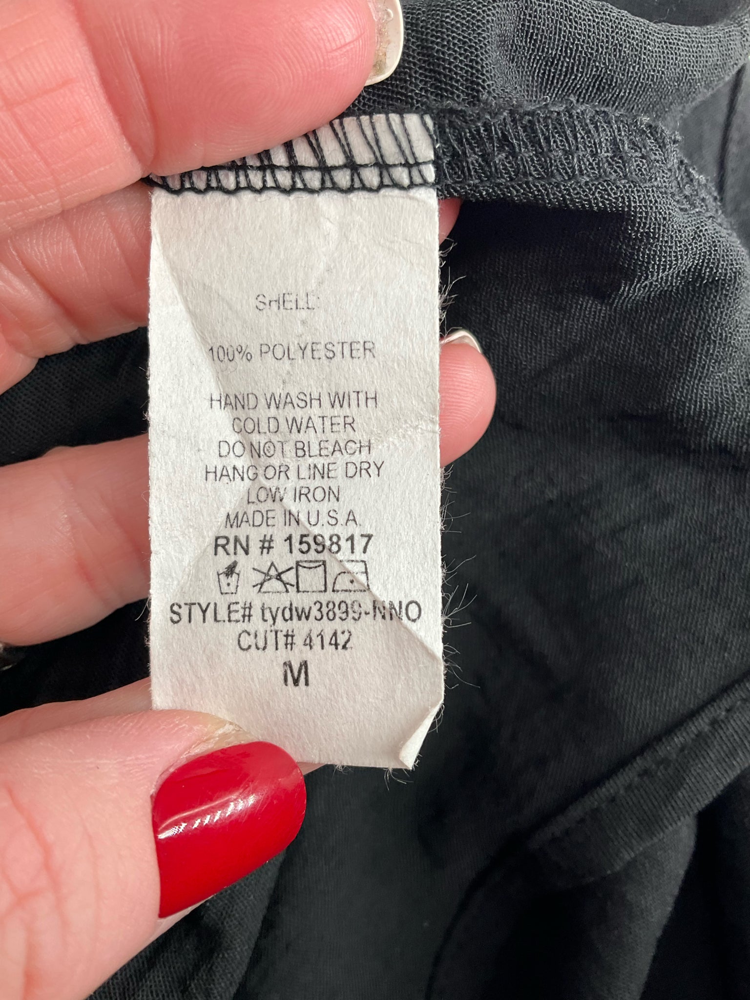 ALTAR'D STATE - Black Solid Pre-Owned Ladies Casual Top - Size M