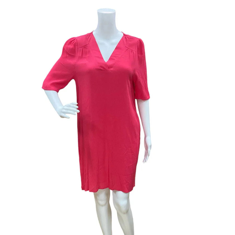 Michelle McDowell Pink Solid Ladies Pre-Owned New with Tags Dress - Size Small