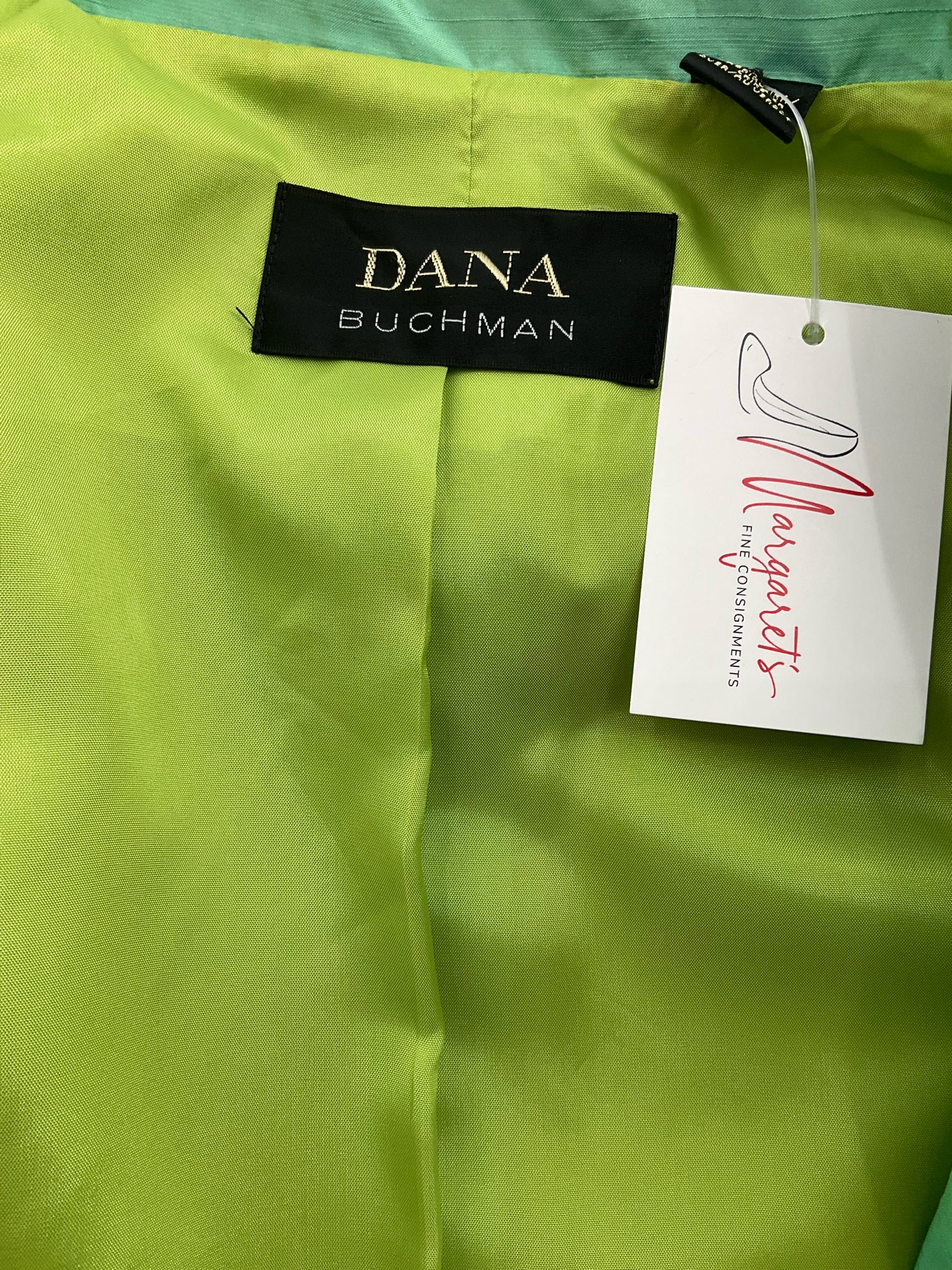 Dana Buchman Mint Solid Pre-Owned Ladies Jacket - Size 14