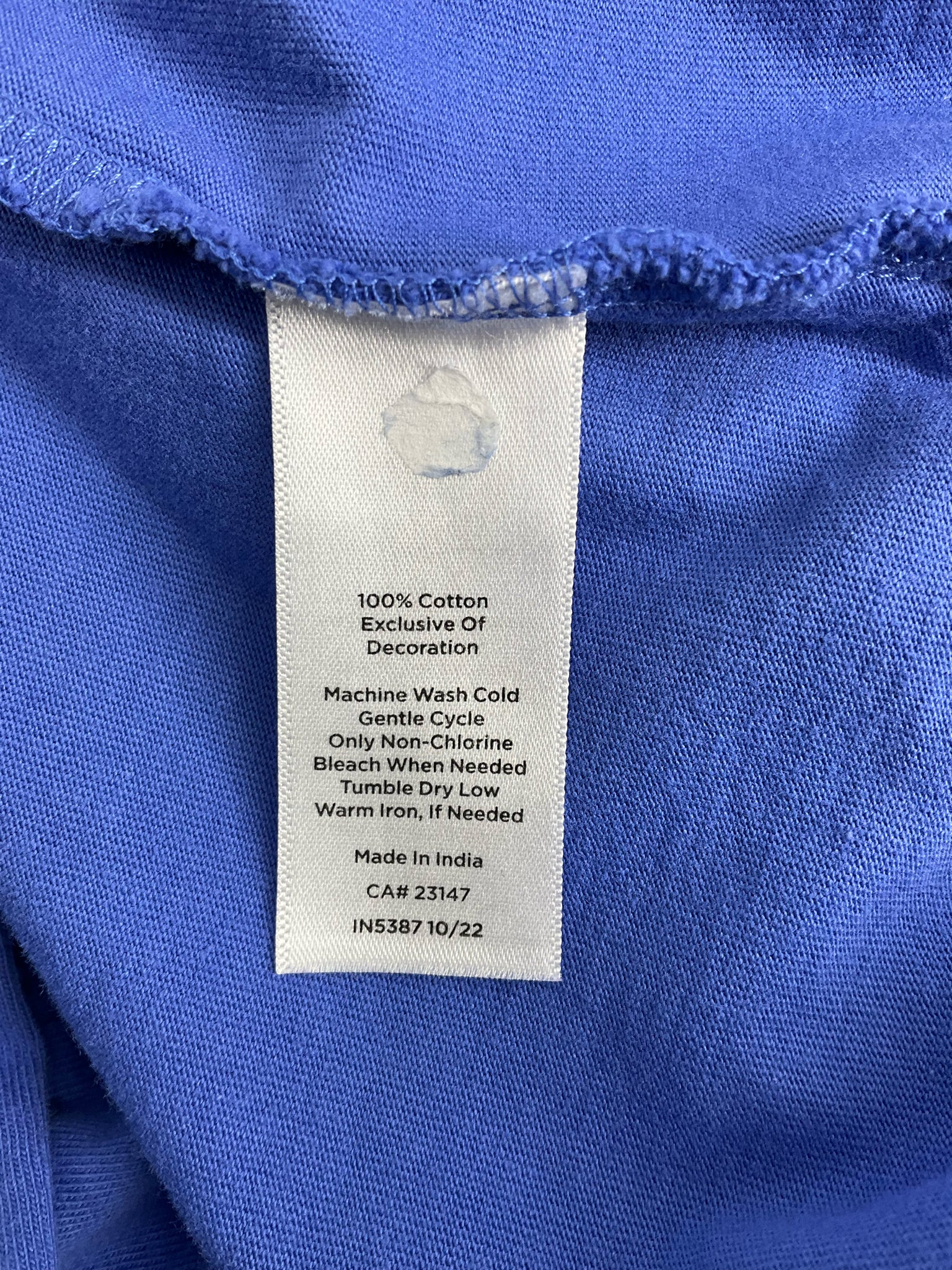 Talbots Blue Solid Pre-Owned Ladies Short Sleeve Top - Size 1X