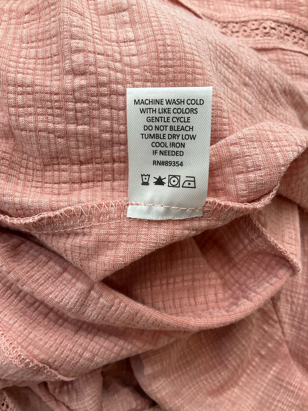Adrienne Vittadin Pink Solid Pre-Owned Ladies Top - Size Large