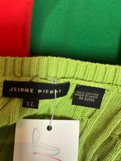 Jeanne Pierre Green Pre-Owned Ladies Top - Size XL