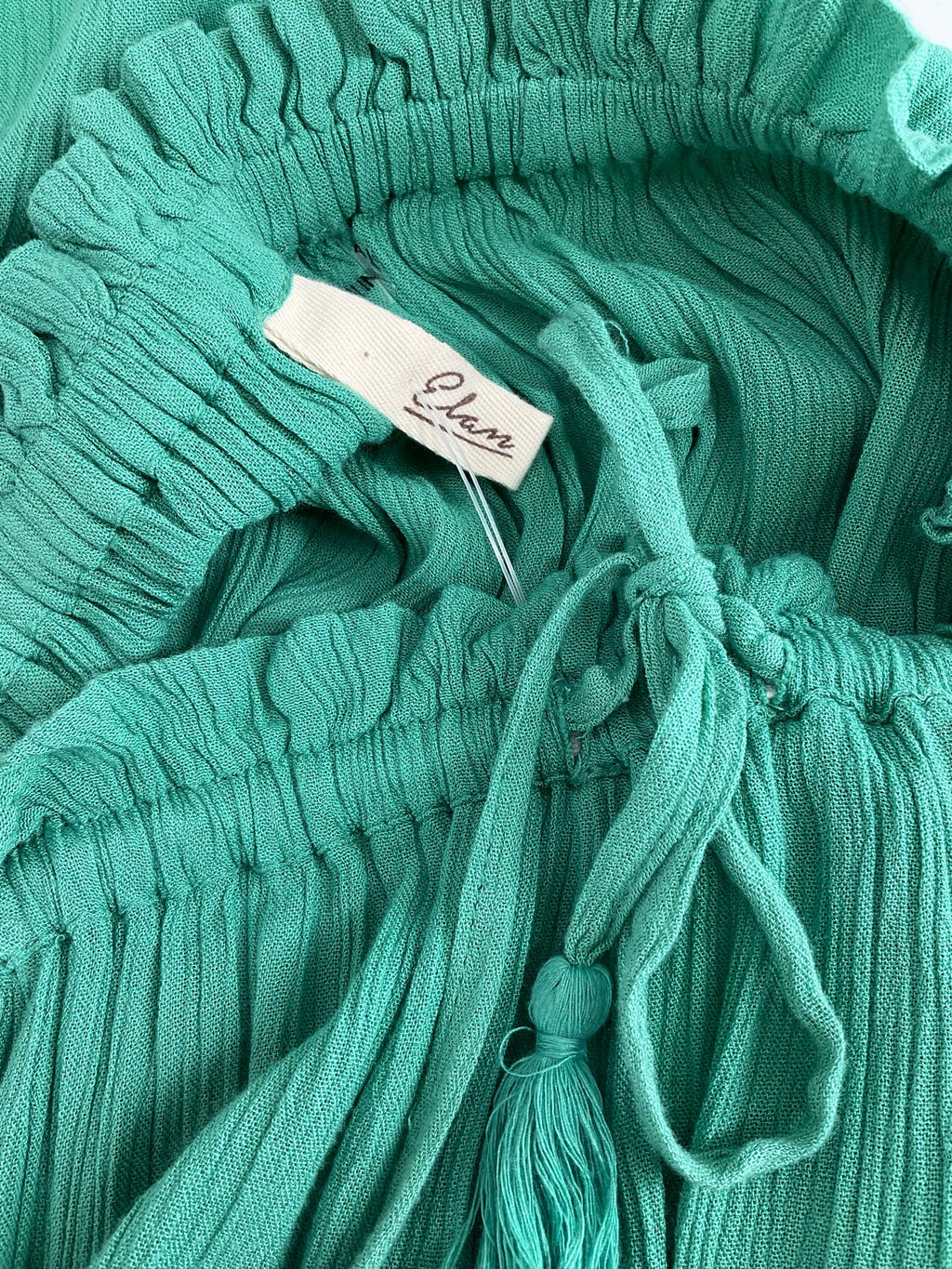 Elan - Green Solid Pre-Owned Ladies Skirt - Size Small