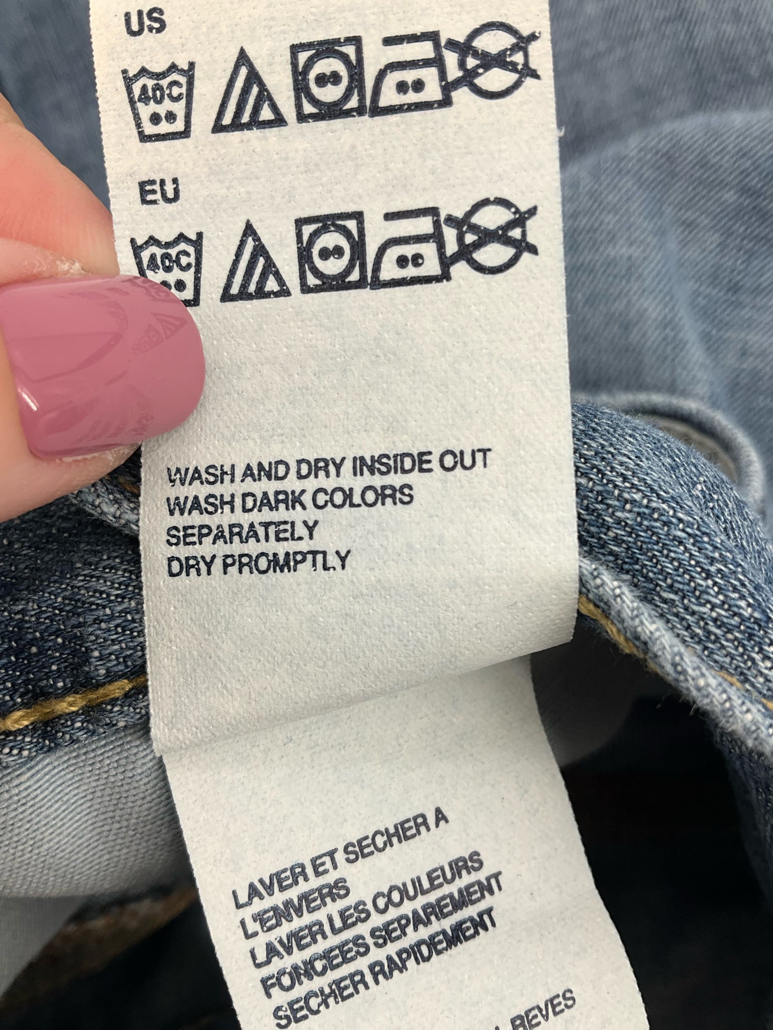 Tommy Hilfiger Blue Solid Pre-Owned Ladies Shorts - Size 12