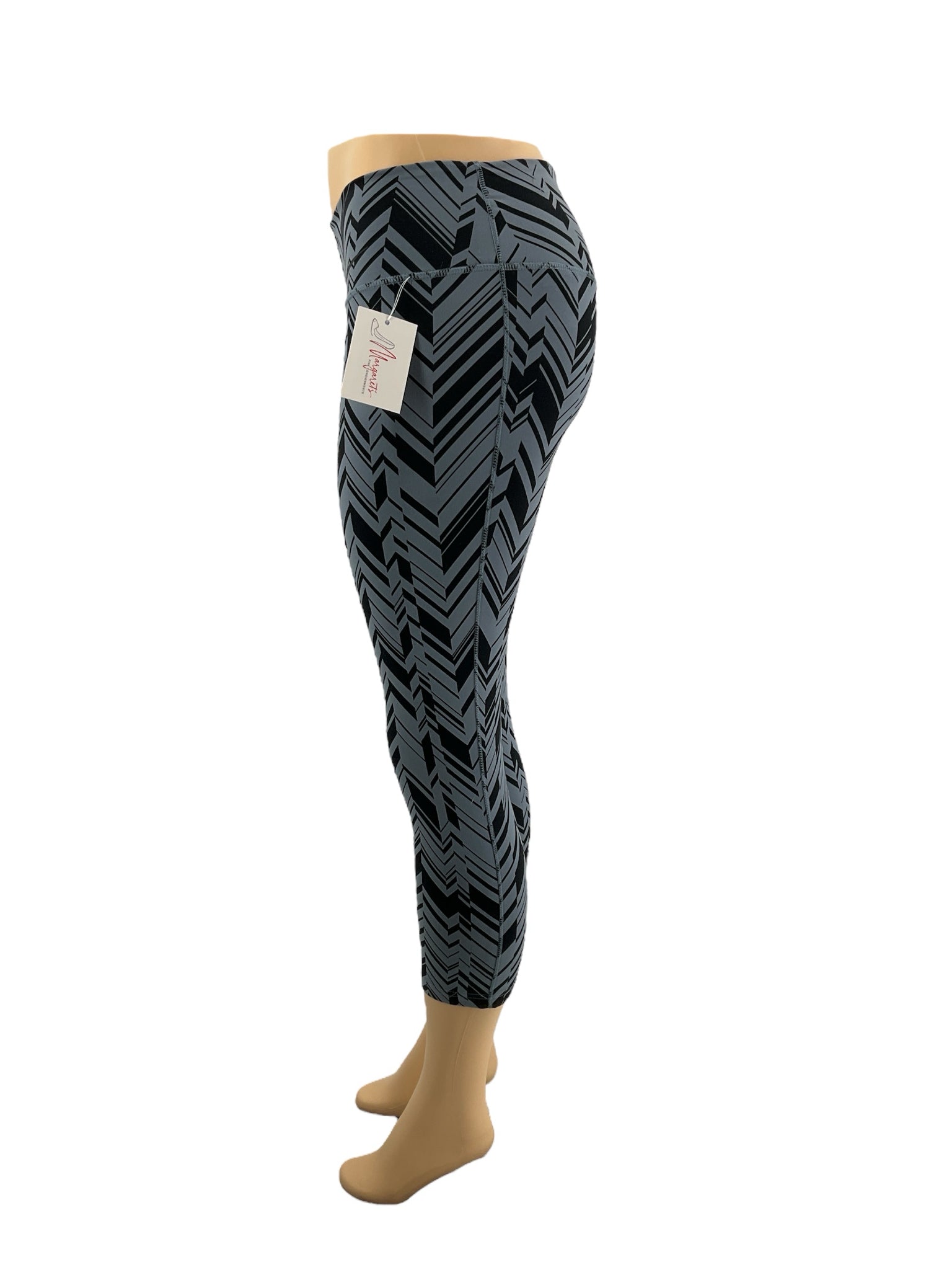 Nike Blue/Navy Print Pre-Owned Ladies Pants -  Size Small