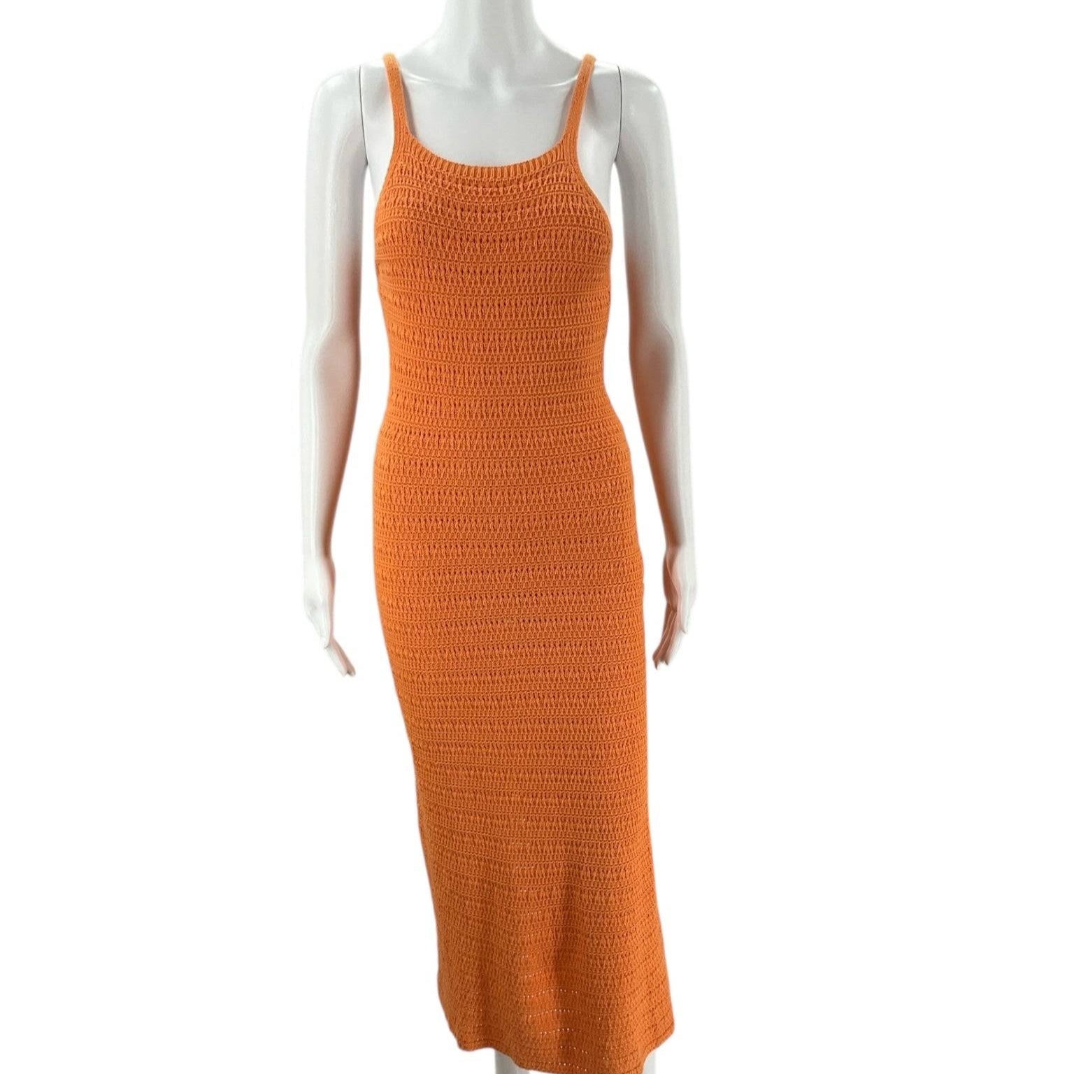 Willow & Wind Orange Knit Pre-Owned Ladies Dress - Size Large - Margaret’s Fine Consignment