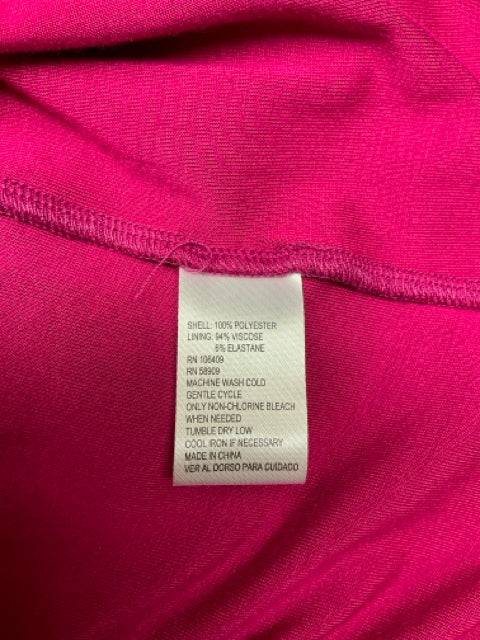 Alex Marie Fushia Solid Ladies Pre-Owned Dress - Size XL - Margaret’s Fine Consignment