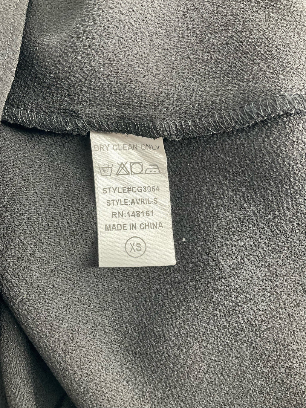 Buddy Love - Black Solid Pre-Owned Ladies Casual Top - Size XS