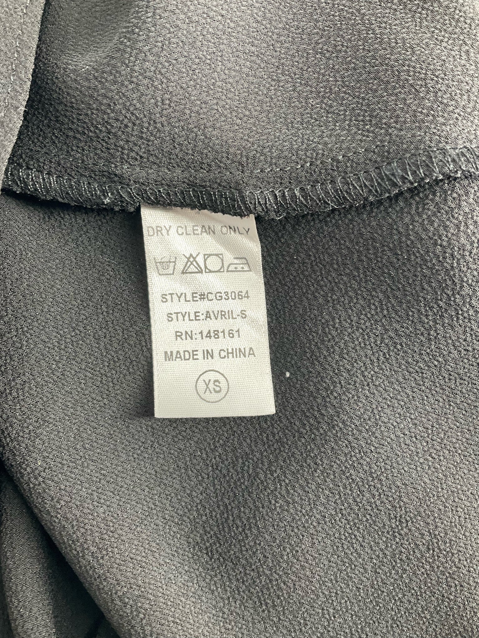 Buddy Love - Black Solid Pre-Owned Ladies Casual Top - Size XS