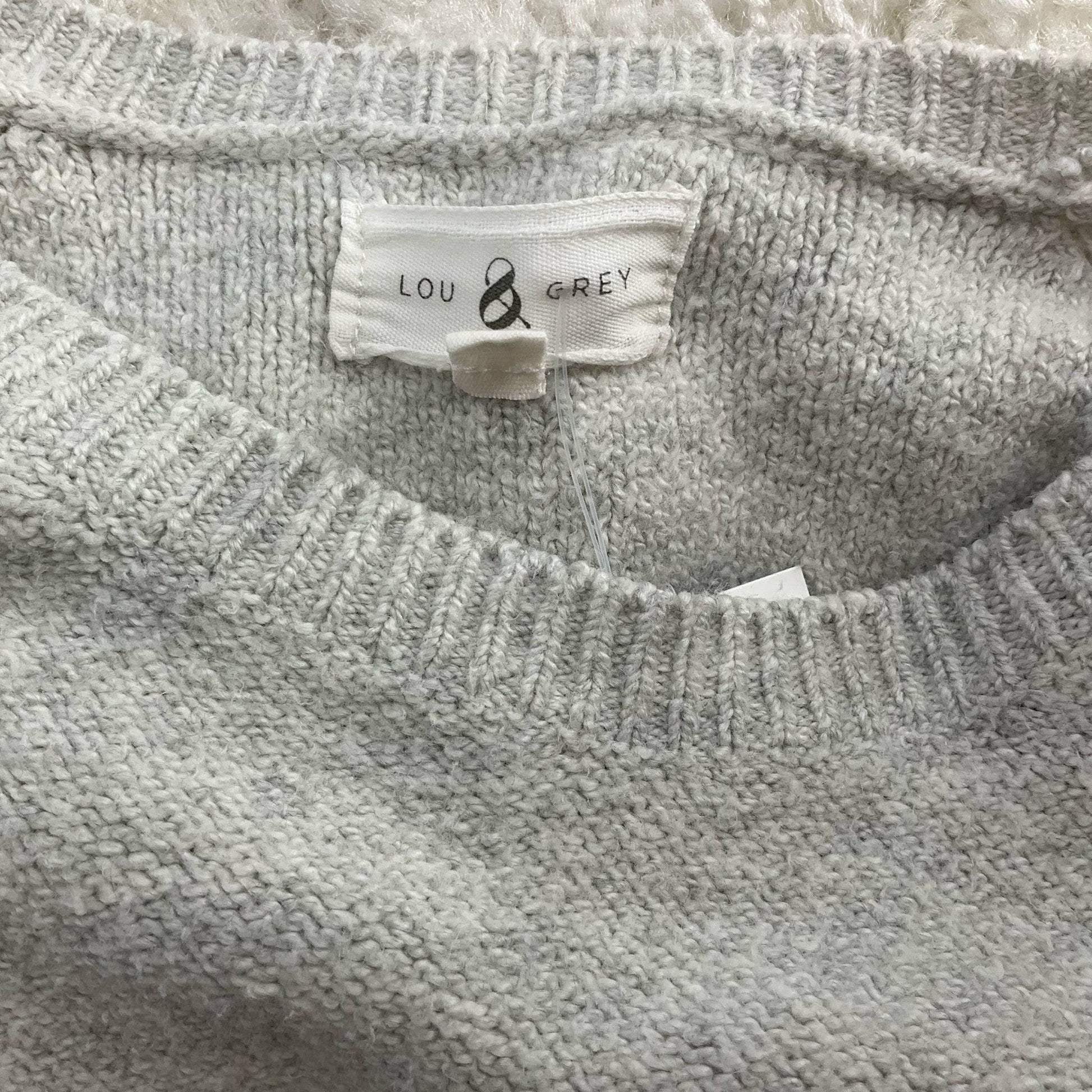 Lou & Gray Light Gray Solid Sweater - Size XS - Margaret’s Fine Consignment