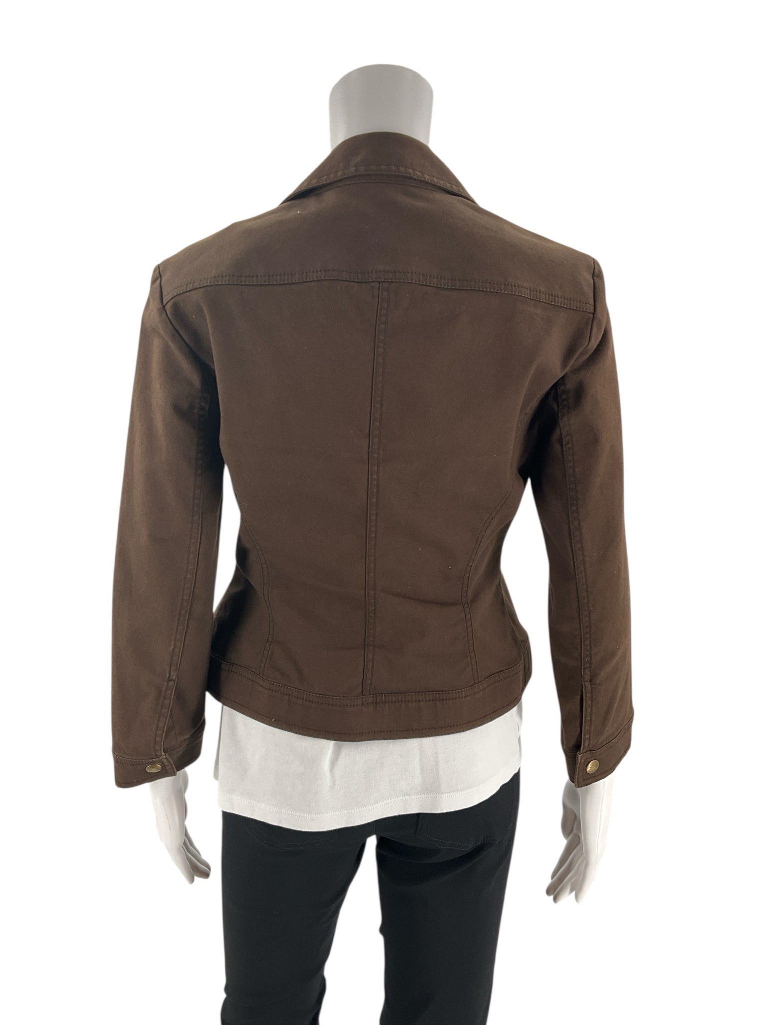 Bcbgmaxazria Brown Pre-Owned Ladies Jacket - Size 4