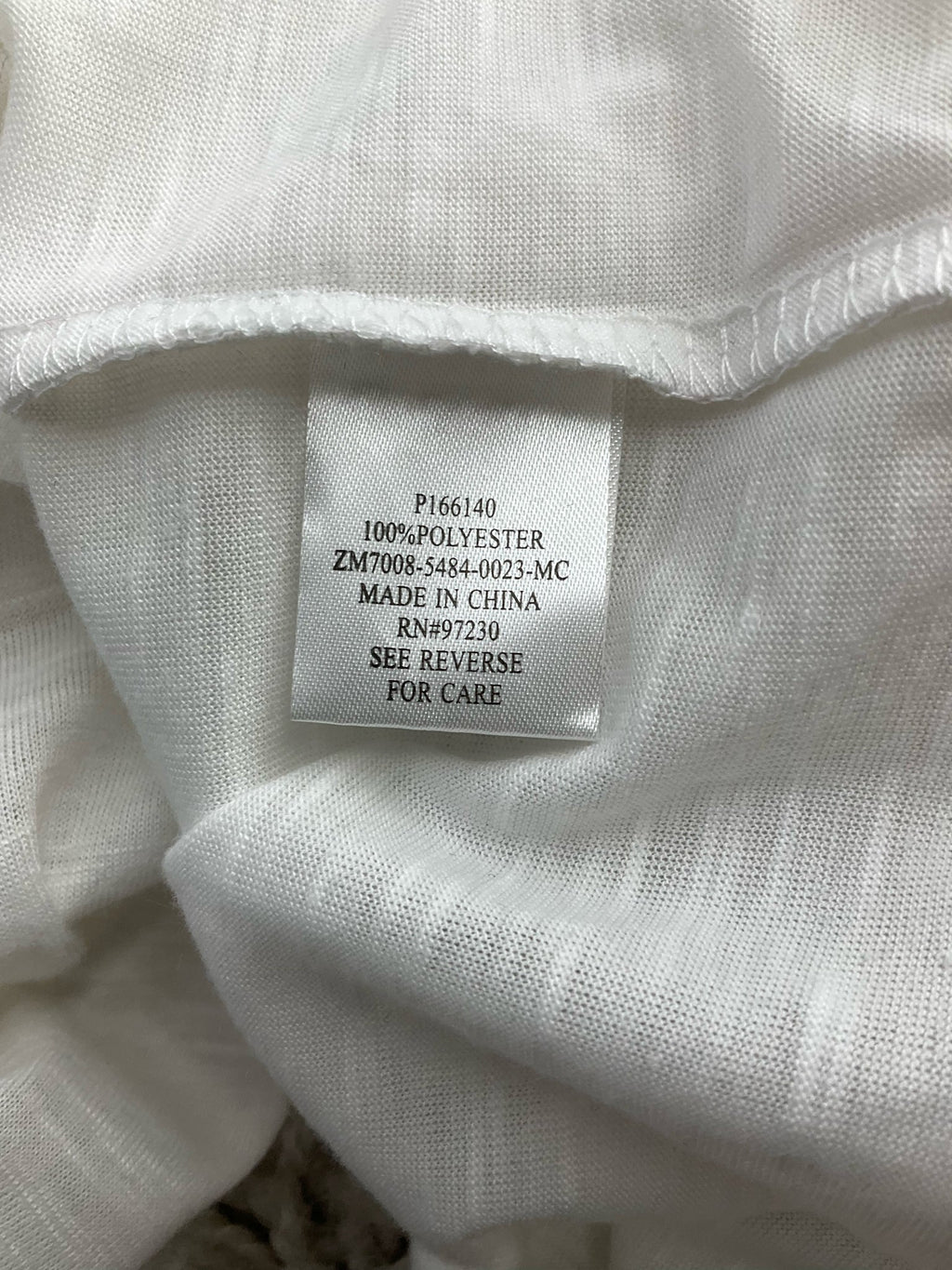 Almost Famous - White Lace Pre-Owned Ladies Casual Top - Size M