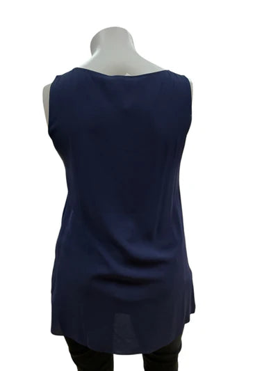 Eileen Fisher Navy Solid Pre-Owned Ladies Top - Size Large