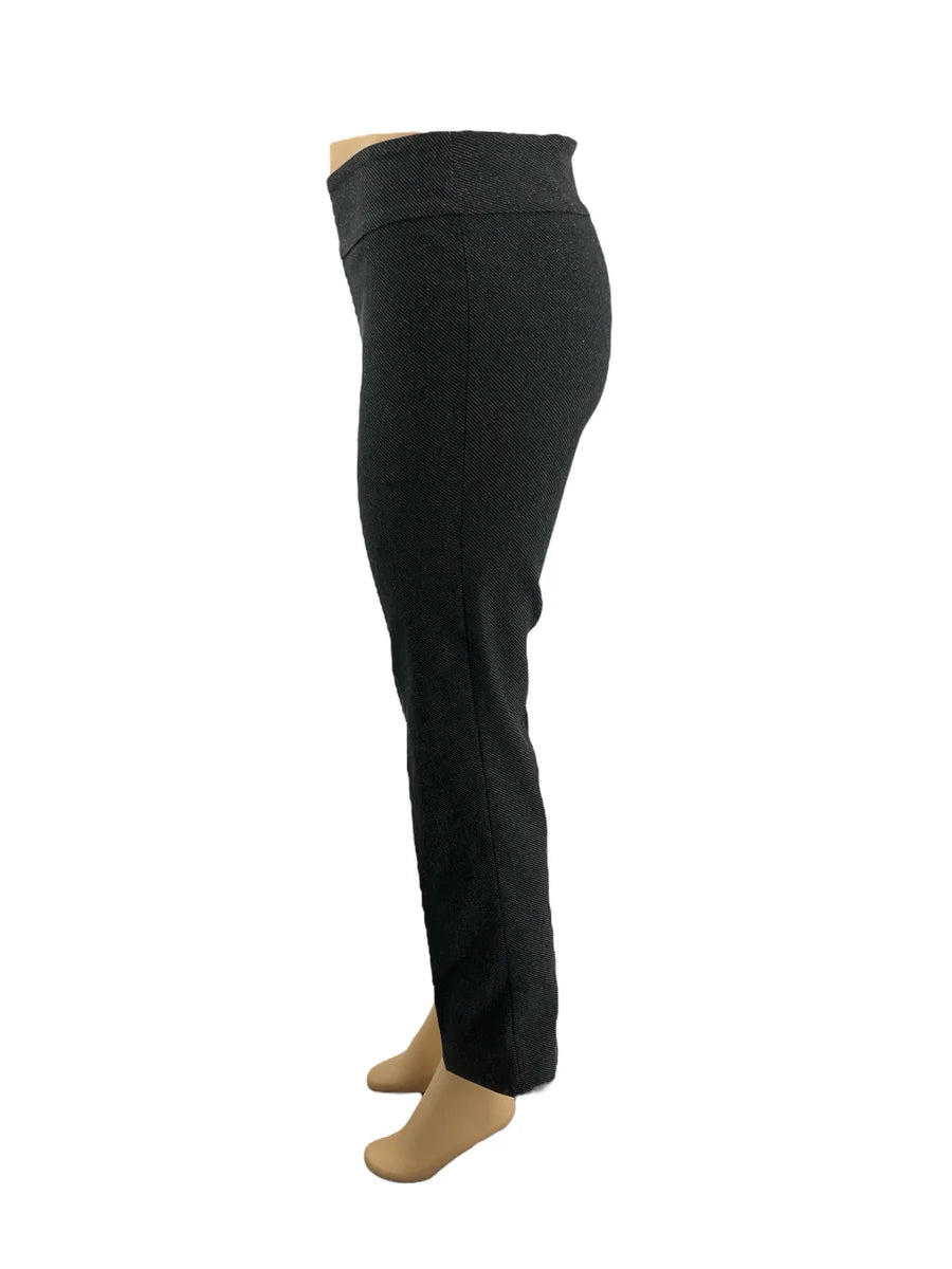 Lisette Black/Gray Stripe Pre-Owned Ladies Pants - Size 6