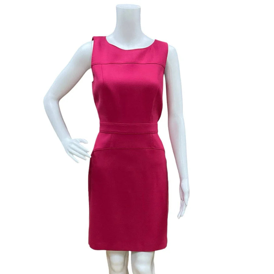 Loft Pink Solid Pre-Owned Ladies Dress - Size 6