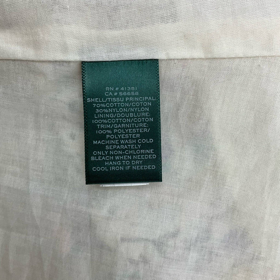 Lauren Cream Floral Pre-Owned Ladies Dress - Size 10