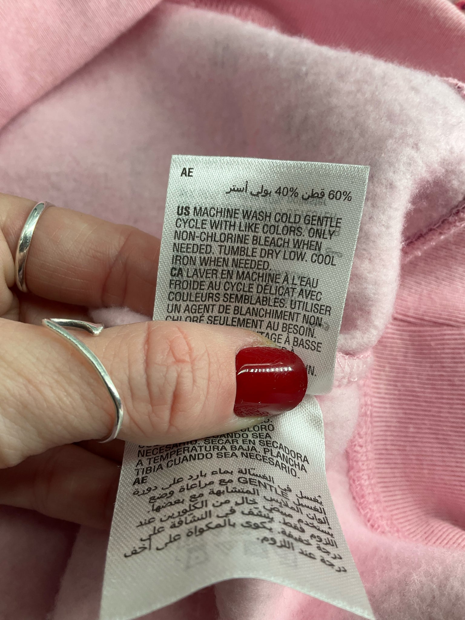 Karen Scott -  Pink Floral Pre-Owned Ladies Casual Top - Size Medium