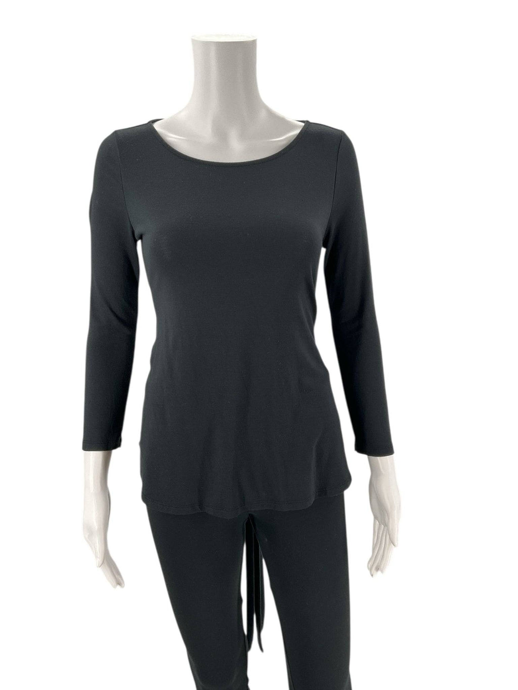 Banana Republic Black Solid Top - Size XS - Margaret’s Fine Consignment