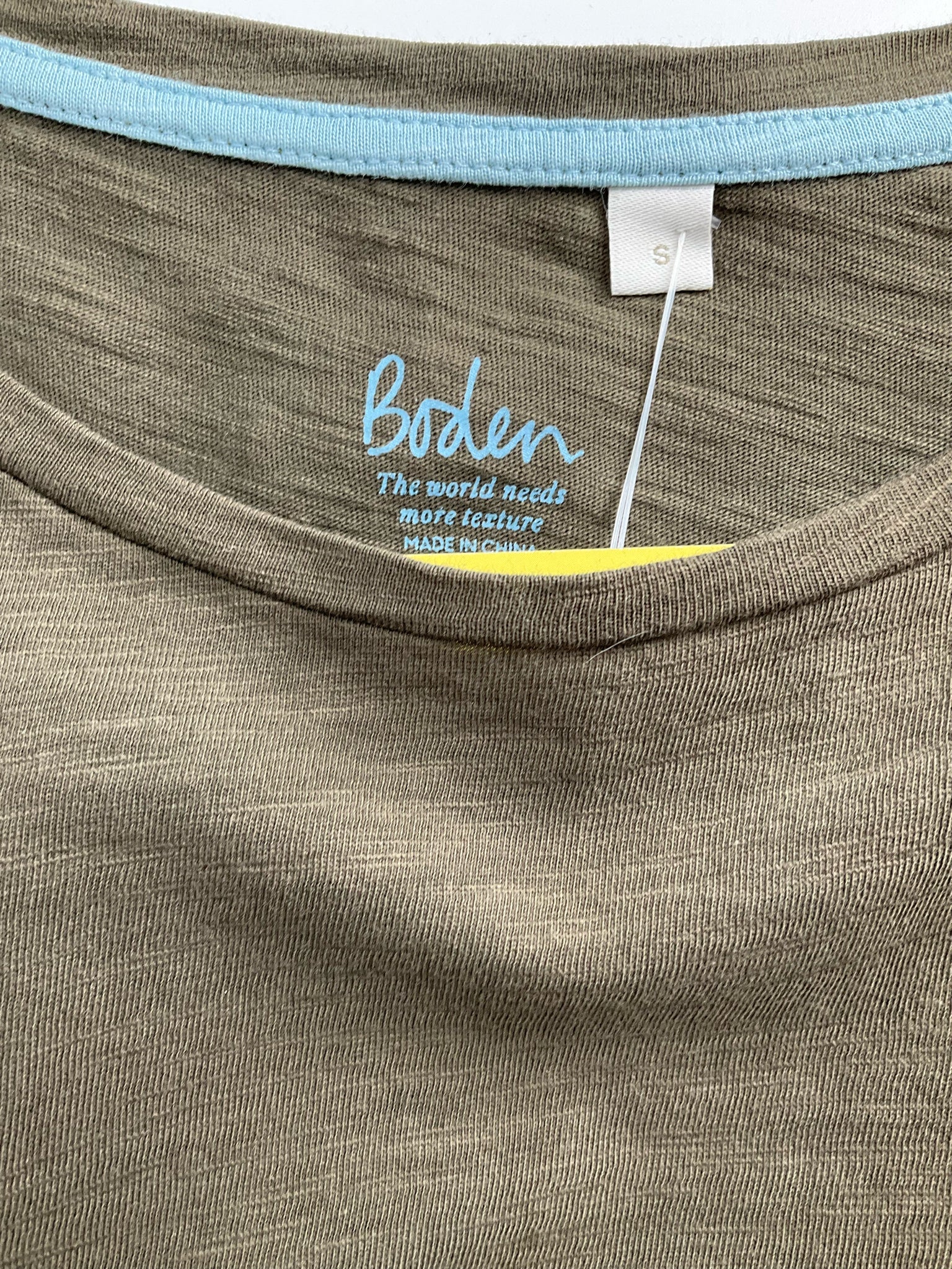 Boden - Army Green Solid Pre-Owned Ladies Casual Top - Size Small