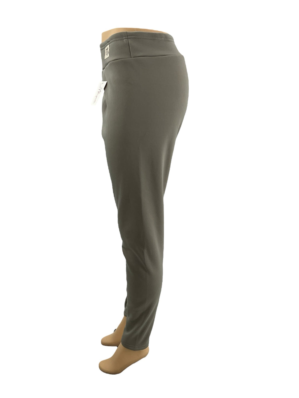 No Brand Gray Solid Pre-Owned Ladies Pants - Size Medium