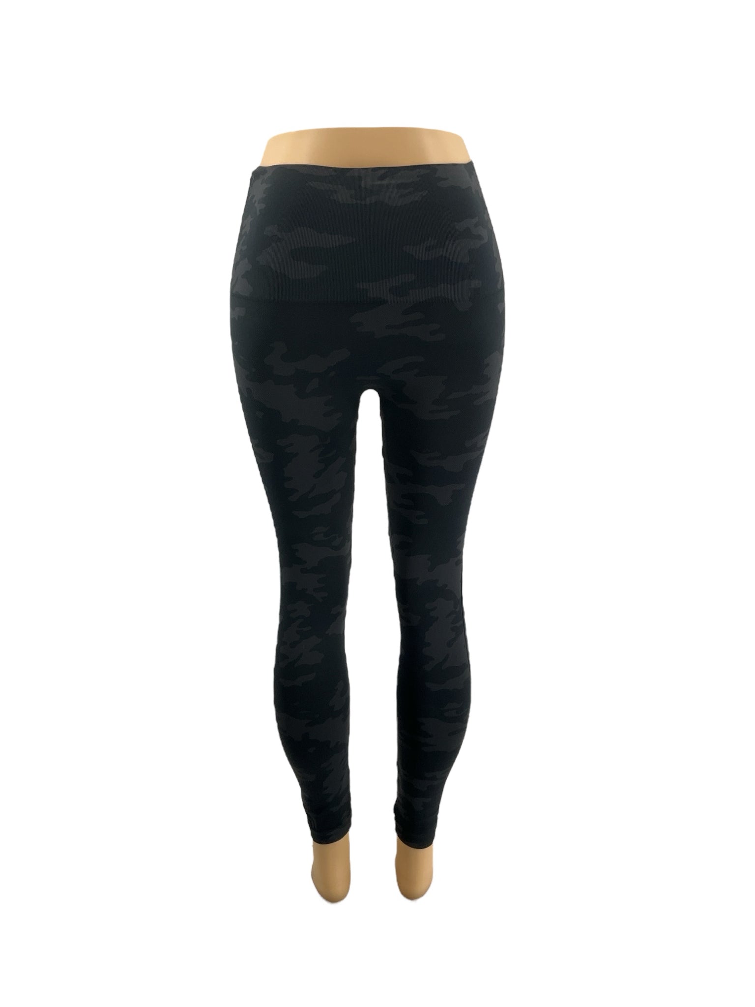 Spanx Black Camo Pre-Owned Ladies New With Tags Pants -  Size Medium