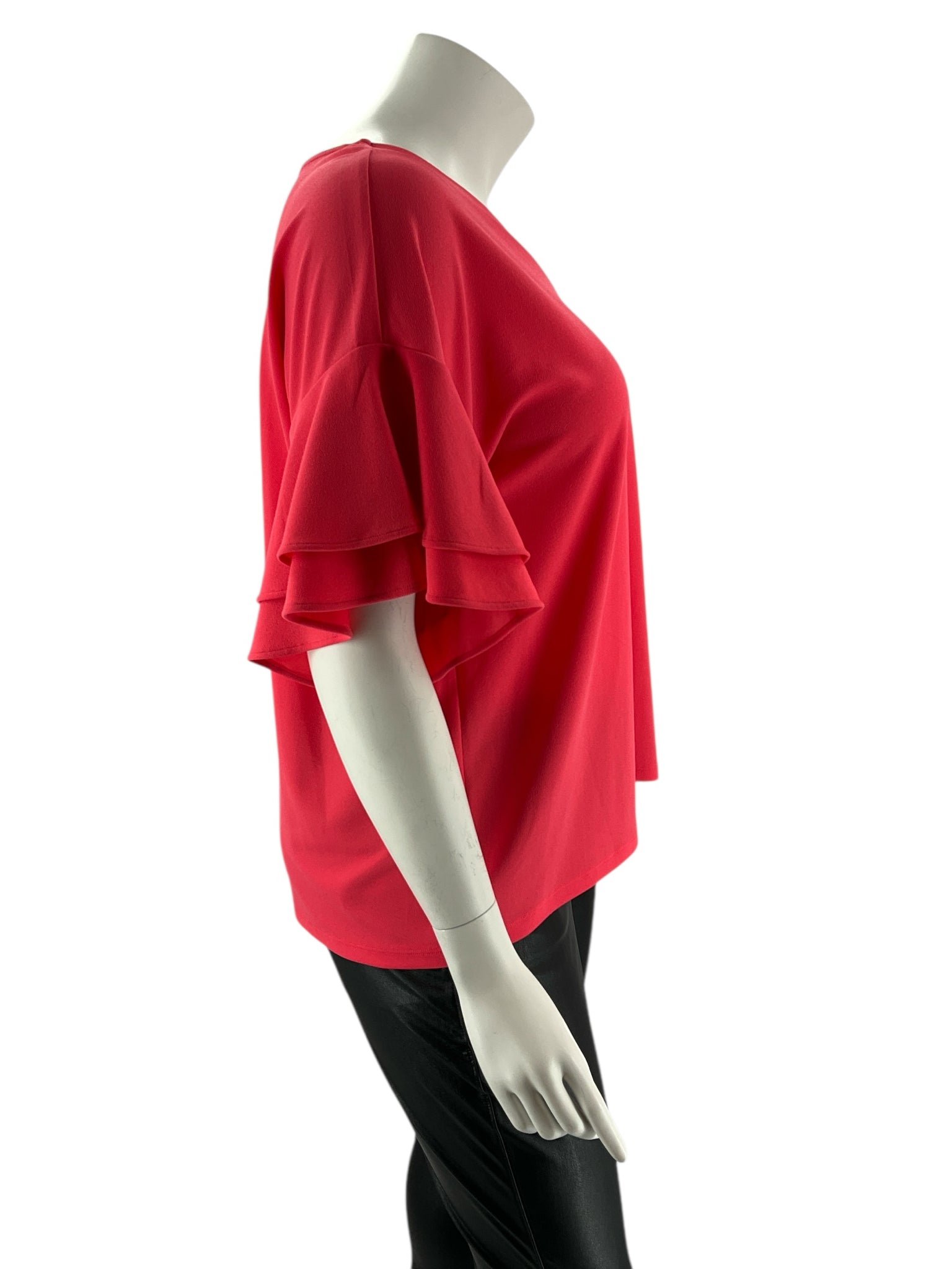 Calvin Klein Pink Solid Pre-Owned Ladies Casual Top -  Size 1X