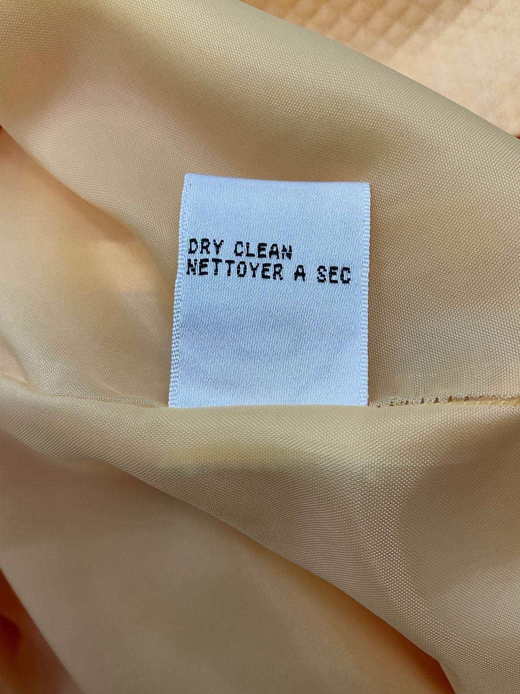 Talbots Yellow Textured Pre-Owned Ladies Dress - Size 8 Petite