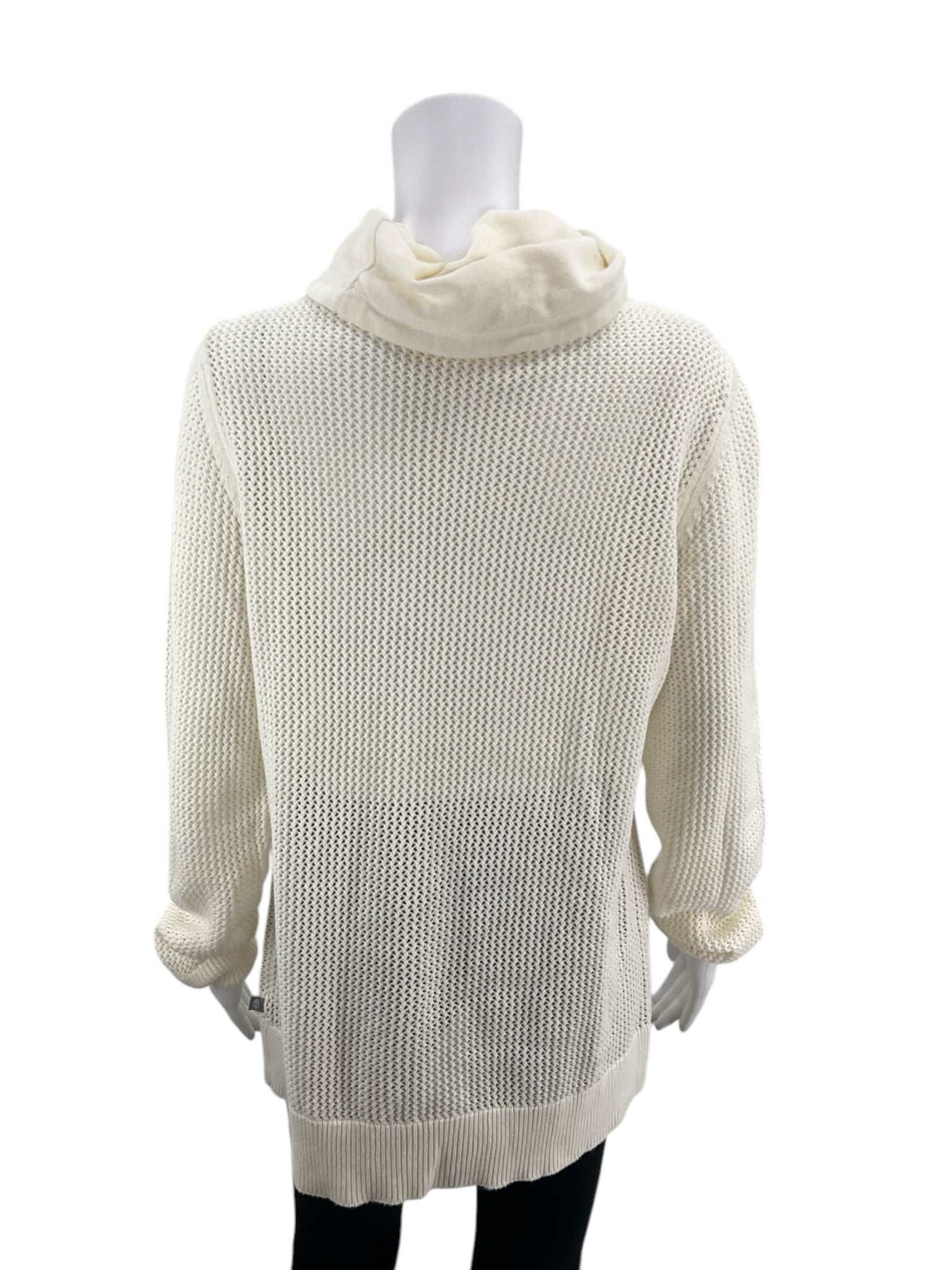 T by Talbots Cream Pre-Owned Ladies Top - Size Large