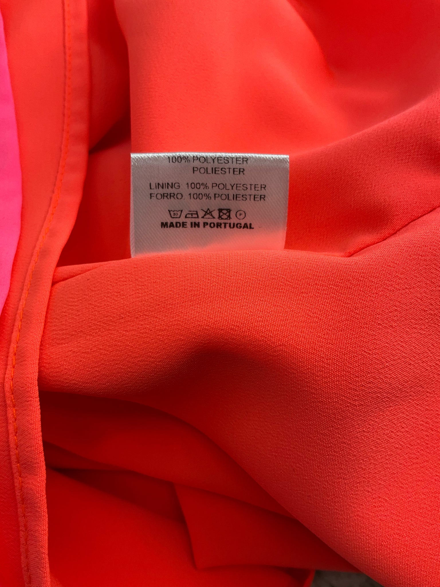 Vilagallo - Pink Solid Pre-Owned Ladies New With Tags Casual Top - Size Large