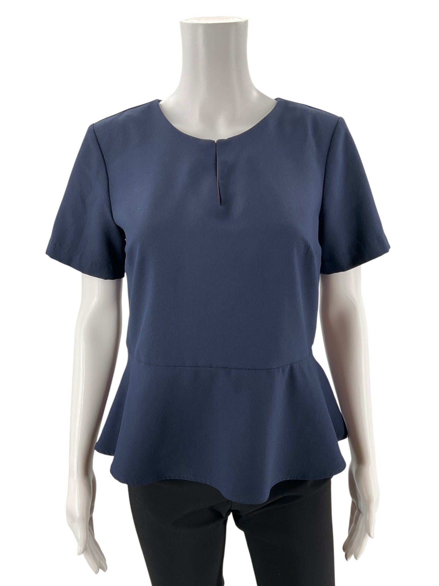 Banana Republic Navy Solid Pre-Owned Ladies Top - Size Petite Small