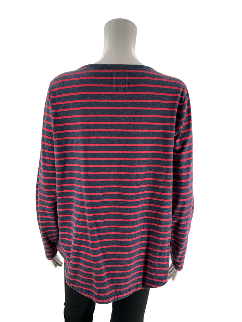 Fat Face Blue/Red Stripe Pre-Owned Ladies Top -  Size 12