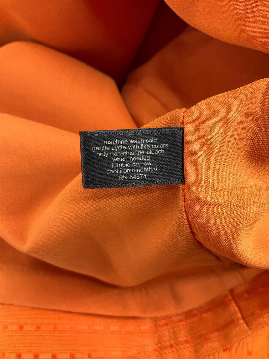 The Limited - Orange Textured Pre-Owned Ladies Skirt - Size 8