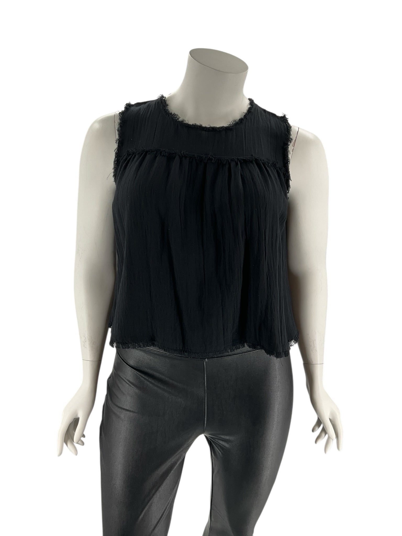 GILLI Black Pre-Owned Ladies Sleeveless Top - Size 1X