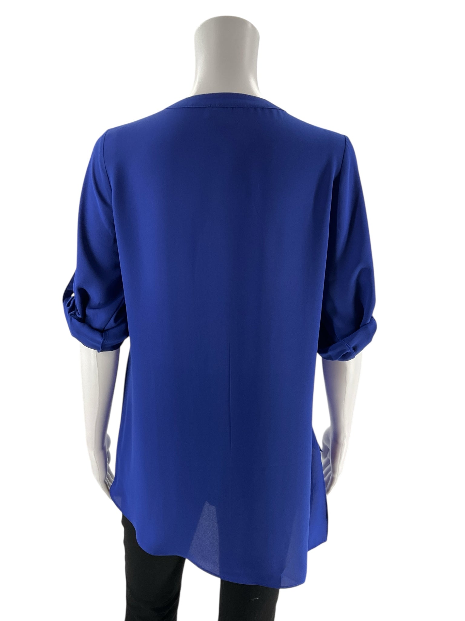 The Limited - Royal Blue Solid Pre-Owned Ladies Casual Top - Size XS
