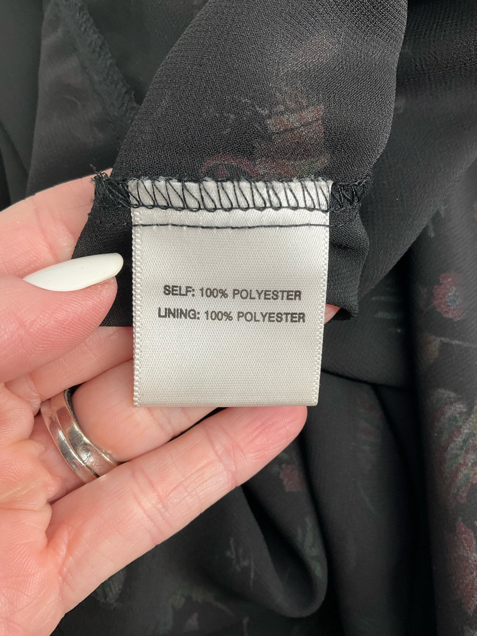 Rose & Olive Black/Multi Floral Pre-Owned Ladies Sleeveless Top - Size 1X