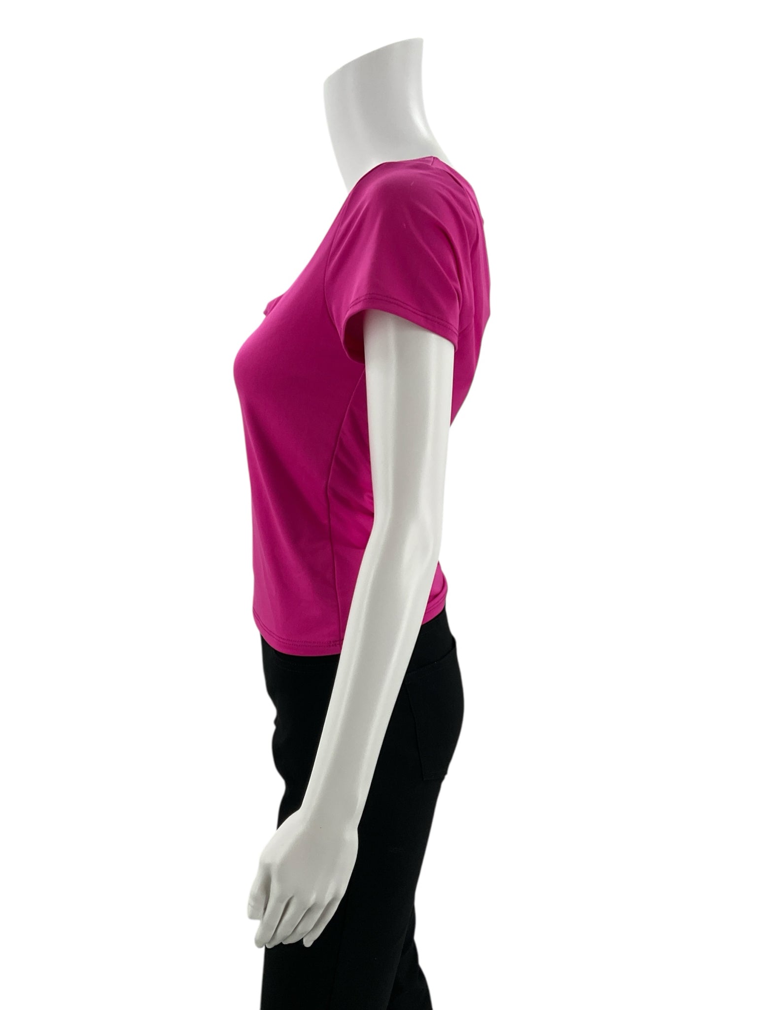 Live In The Moment Pink Solid Pre-Owned Ladies Top -  Size Large