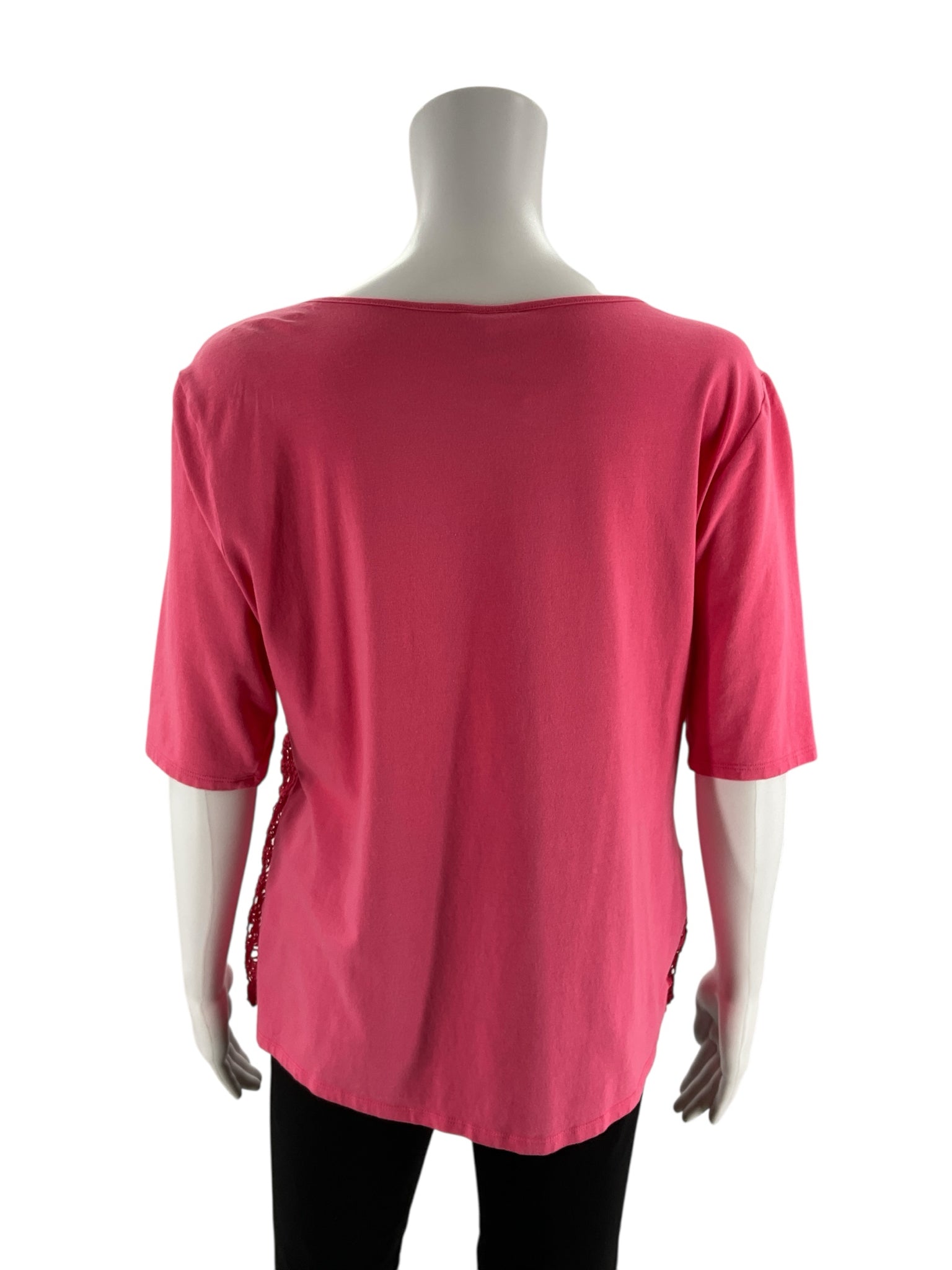 Ruby Rd Pink Pre-Owned Ladies Top - Size Large