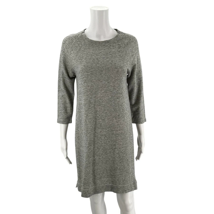 J.Crew Gray Heathered Pre-Owned Ladies Dress – Size XS