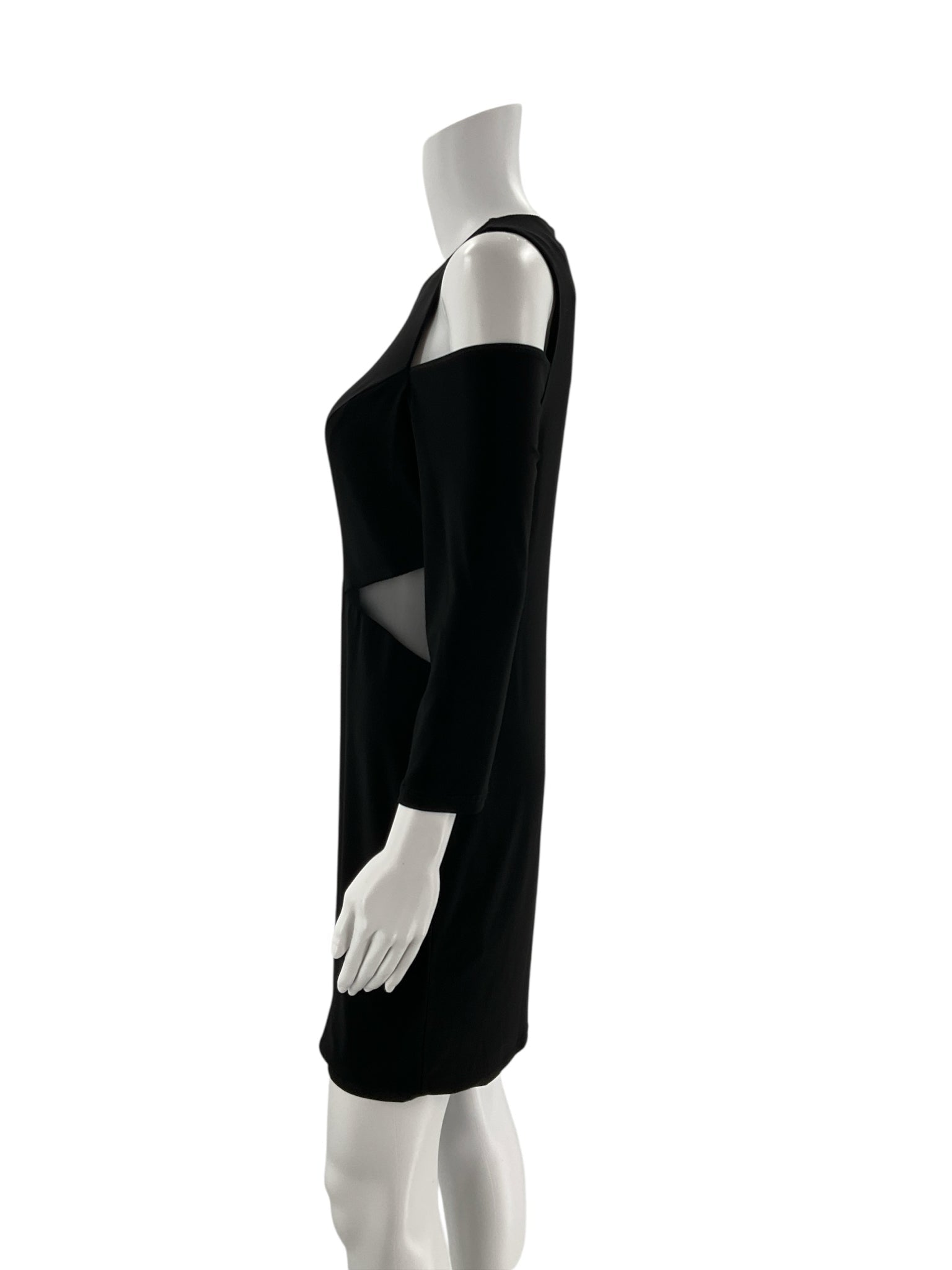 Bebe Black Solid Pre-Owned Ladies Dress - Size 6