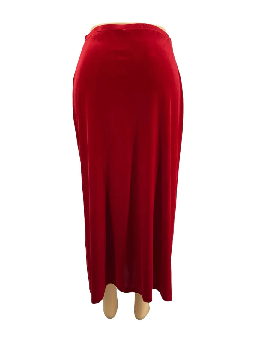 Jaime S Red Velvet Pre-Owned Ladies New with Tags Skirt - Size Medium