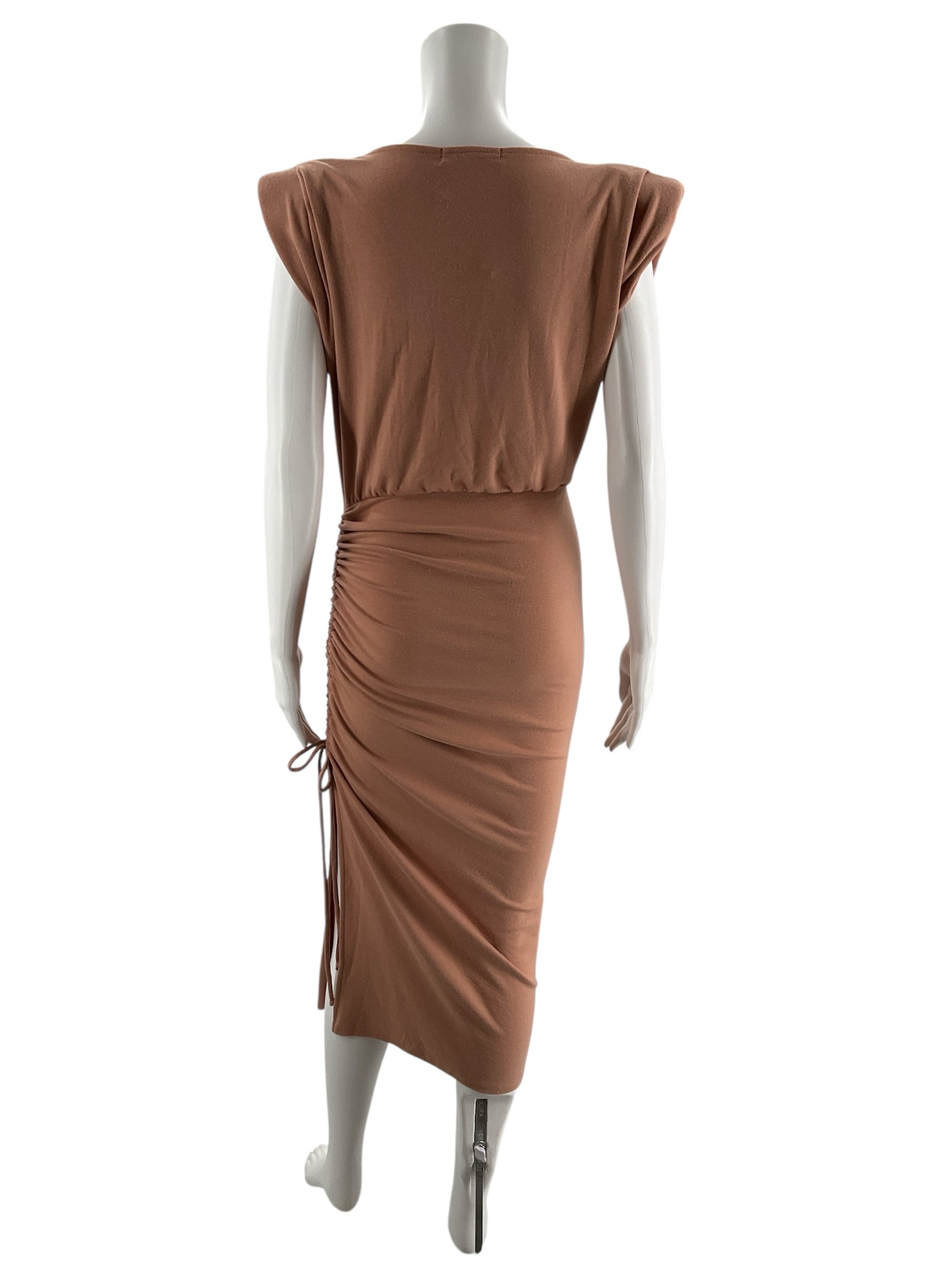 Gibson Look Salmon Solid Pre-Owned Ladies New With Tags Dress - Size Small