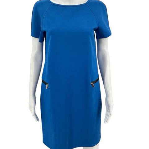 Ann Taylor Blue Sold Ladies Pre-Owned Dress - Size Small - Margaret’s Fine Consignment