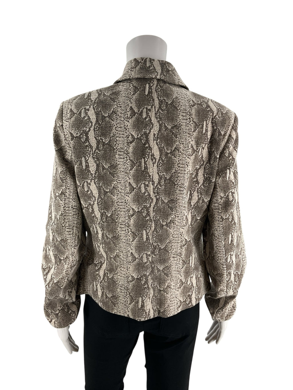 Doncaster Cream/Tan Pre-Owned Ladies Blazer - Size 10